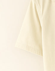 Serene Lotus Design Printed Half Sleeve Shirt GenZ Edition