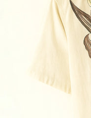 Nature Canvas Beige Printed Half Sleeve Shirt GenZ Edition