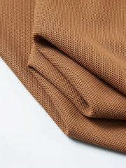 Gentlemen’s Signature Polo T-Shirt – Premium Knit Texture with GS Embroidery