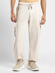 Men’s Korean Arctic Wolf Cargo Joggers – Relaxed Fit, Streetwear Style with Multiple Utility Pockets & Adjustable Drawstring Hem