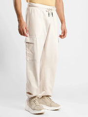 Men’s Korean Arctic Wolf Cargo Joggers – Relaxed Fit, Streetwear Style with Multiple Utility Pockets & Adjustable Drawstring Hem