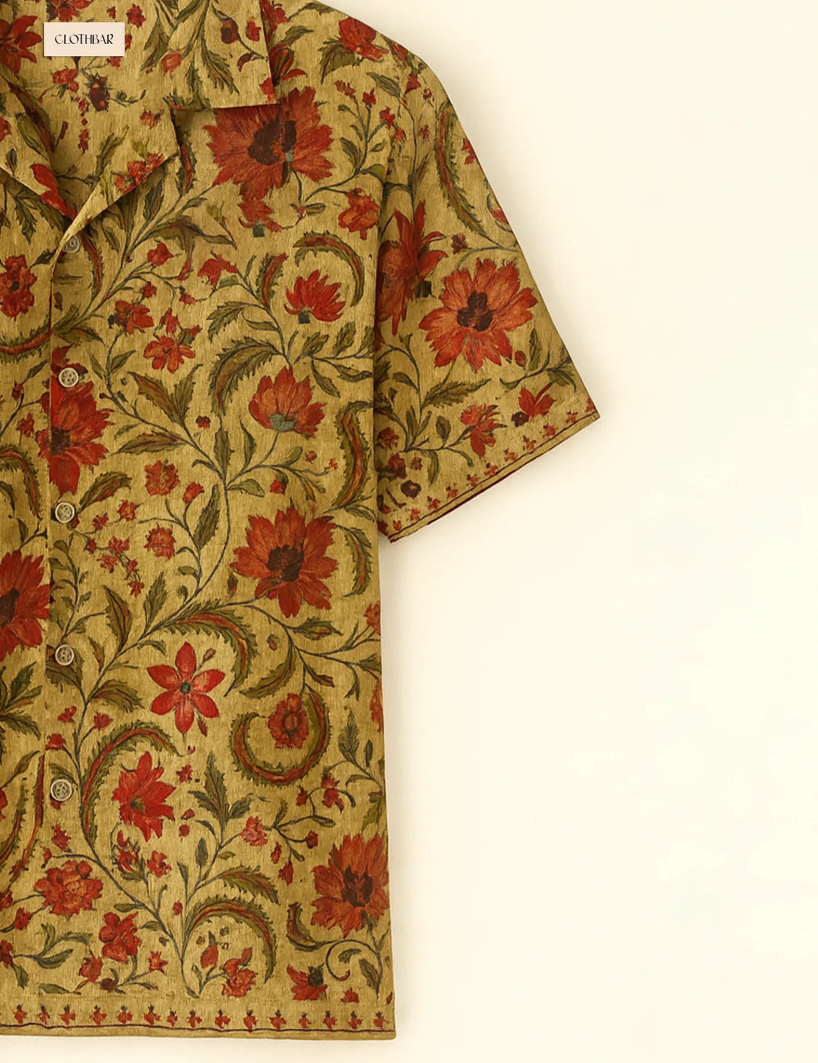 Vintage Kashmiri Printed Half Sleeve Shirt GenZ Edition