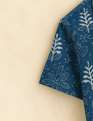 Indigo Forest Vibe Men’s Half Sleeve Shirt GenZ Edition