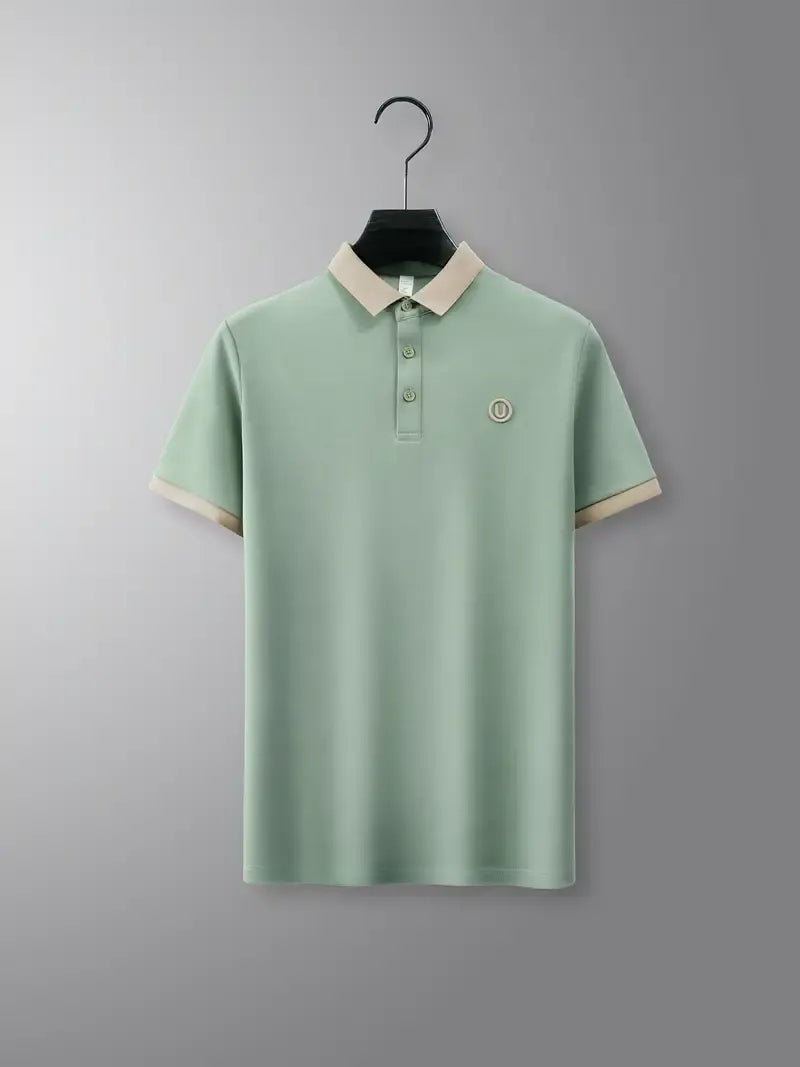 U's Signature Polo T-Shirt – Premium Knit Texture with U Embroidery